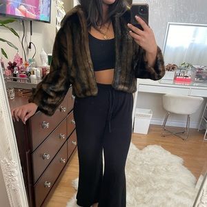 Faux fur coat